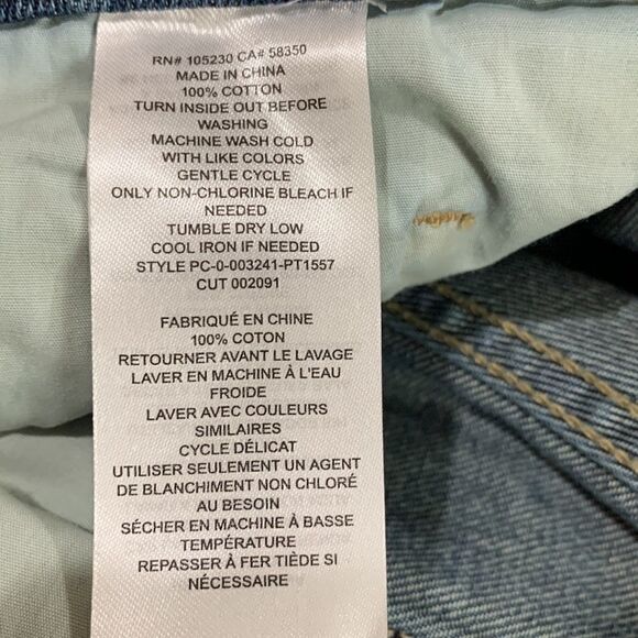 Current Elliott The Fling “1 year worn Rig” mid rise Boyfriend blue jeans. NWT - Picture 16 of 16